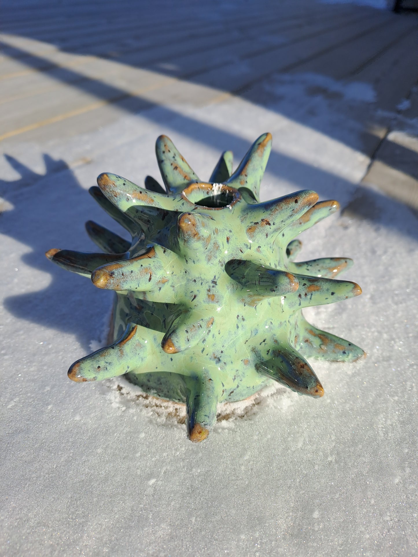 HAVSGRÖN LJUSSTAKE